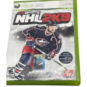 XBOX 360 LIVE 2KSports NHL2K9 Rick61Nash Made in the USA 2008 Rated E 10+ READ